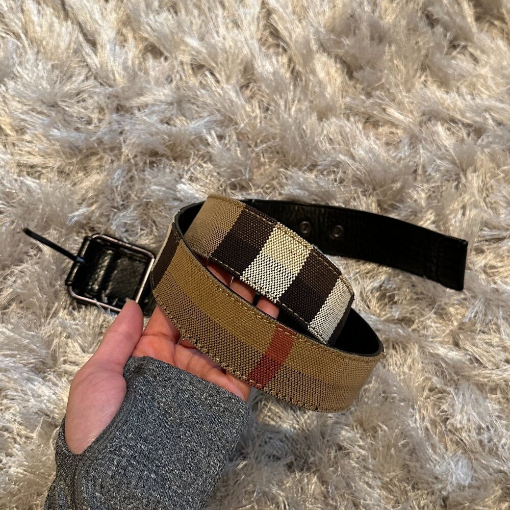 Burberry men's belt size 30 waist